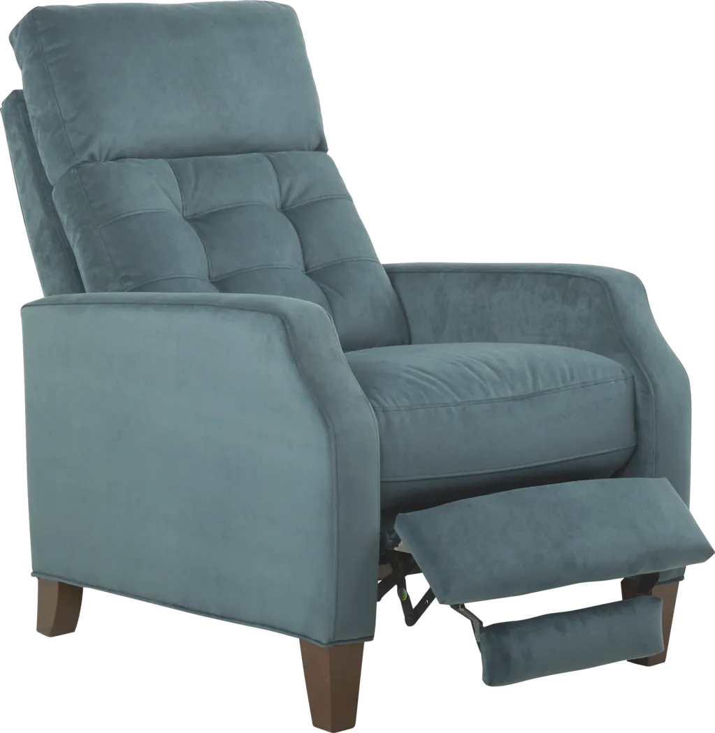 Bromfield Evergreen Plush Pushback Recliner - Thumbnail - Image 2