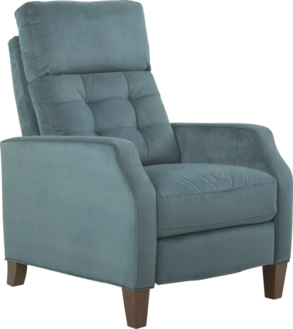 Bromfield Evergreen Plush Pushback Recliner - Thumbnail - Image 1