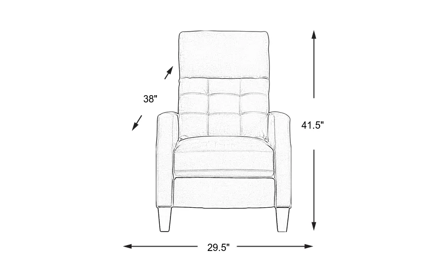 Dimension Image. Please refer to the Dimension Tab on this page for dimension details.