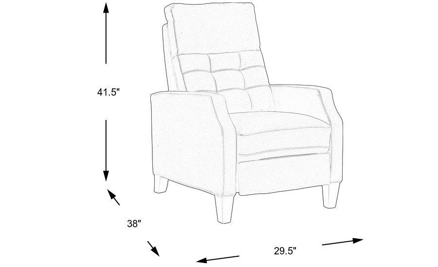 Dimension Image. Please refer to the Dimension Tab on this page for dimension details.