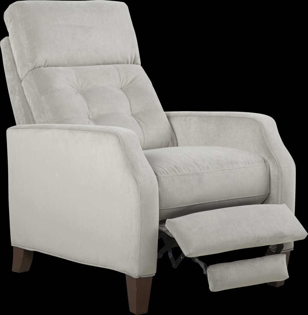 Bromfield Smoke Plush Pushback Recliner - Thumbnail - Image 2