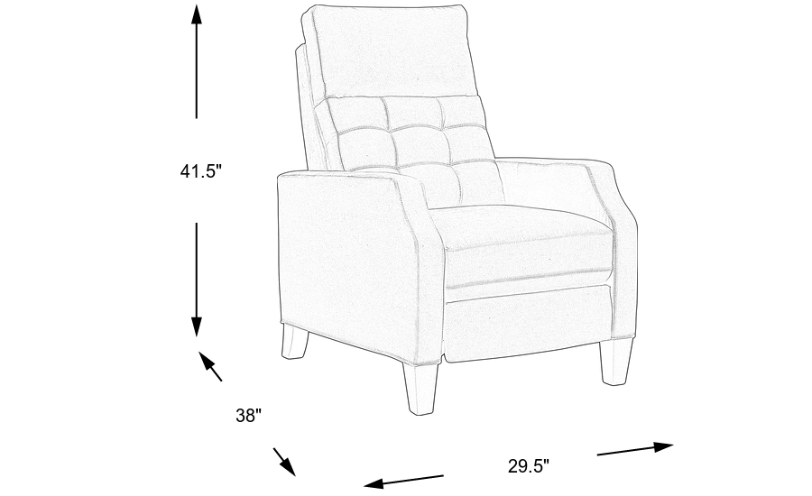 Dimension Image. Please refer to the Dimension Tab on this page for dimension details.