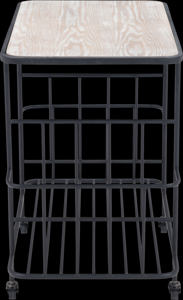 Bromley Black Bar Cart - Thumbnail - Image 2