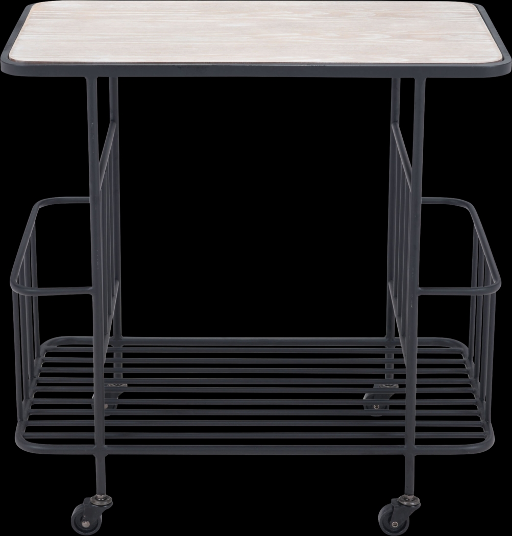 Bromley Black Bar Cart - Thumbnail - Image 3