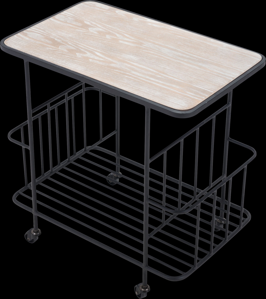 Bromley Black Bar Cart - Thumbnail - Image 4