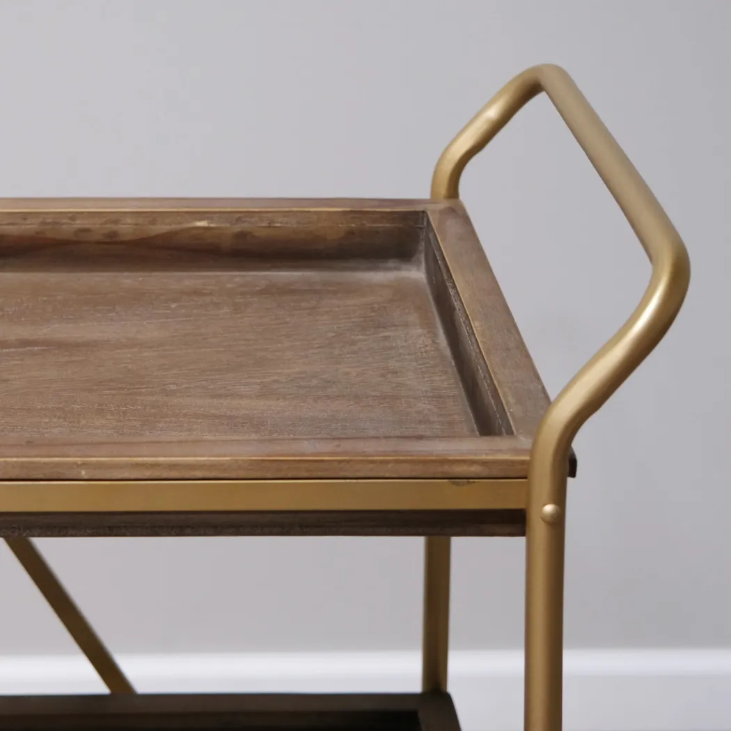 Bronbreck Brown Bar Cart - Thumbnail - Image 11