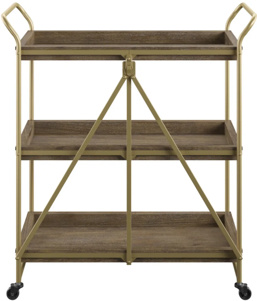 Bronbreck Brown Bar Cart - Thumbnail - Image 8