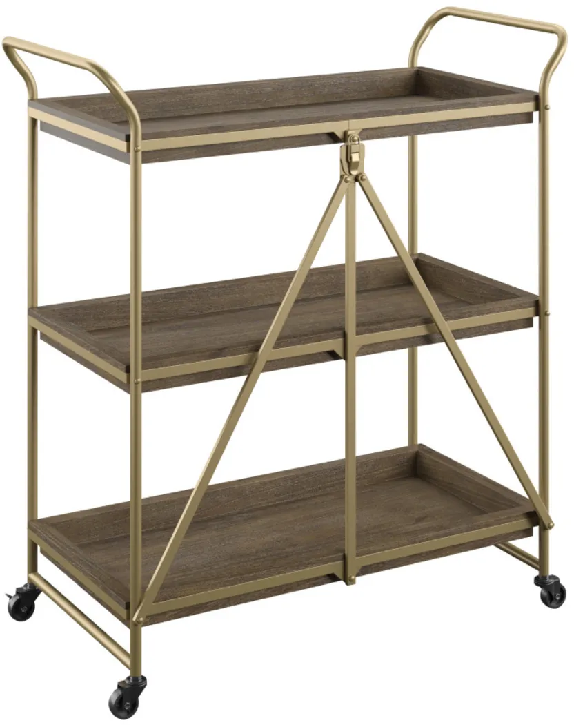 Bronbreck Brown Bar Cart - Thumbnail - Image 9