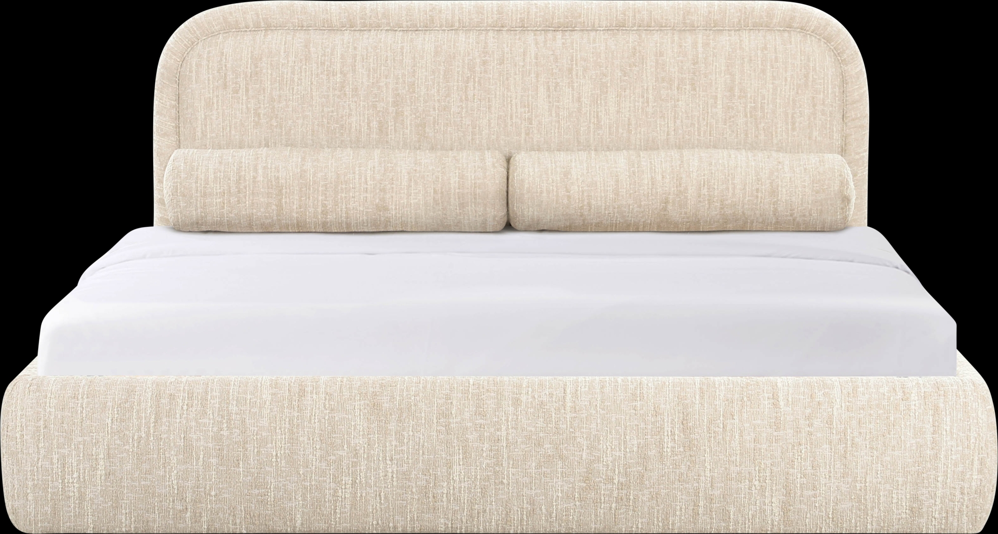 Bronislaw Cream Queen Bed - Thumbnail - Image 2