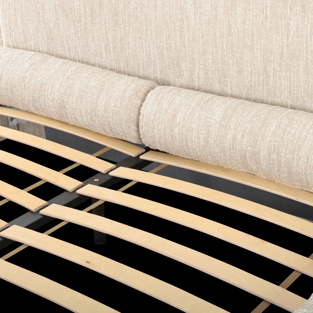 Bronislaw Cream Queen Bed - Thumbnail - Image 7