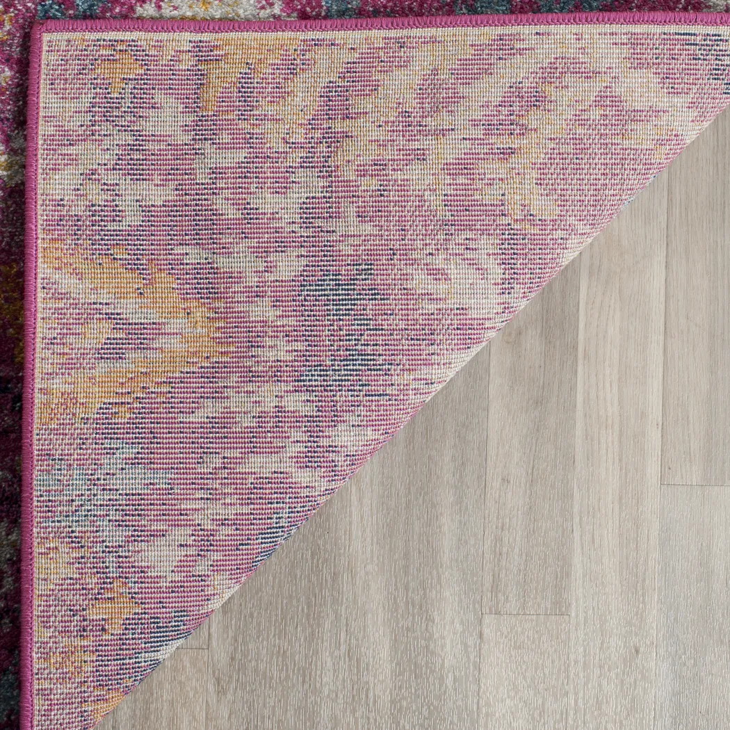 Bronson Trace Fuchsia 6'7 x 9'2 Rug - Thumbnail - Image 3