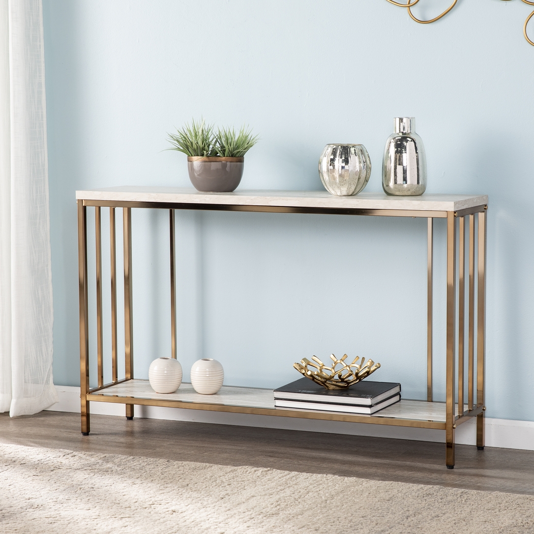 Bronton Gold Console Table - Thumbnail - Image 2