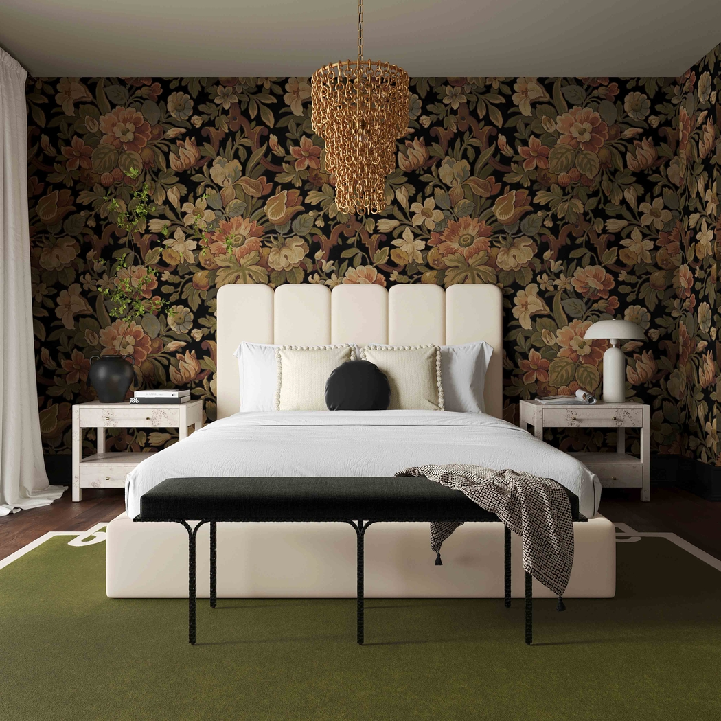 Bronzegate Cream Queen Bed - Thumbnail - Image 2