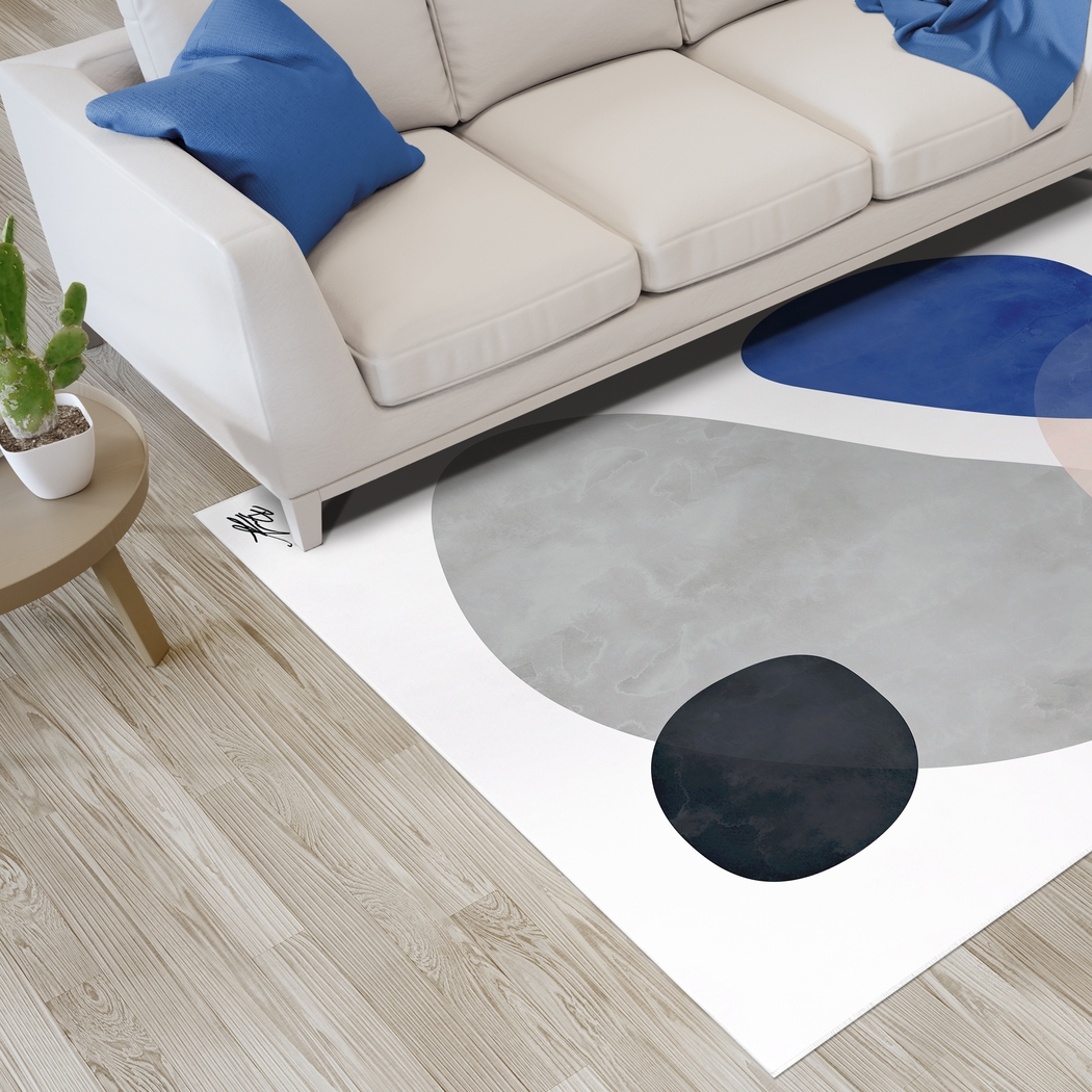 Brook Villa White 5' x 7'7 Rug - Thumbnail - Image 3