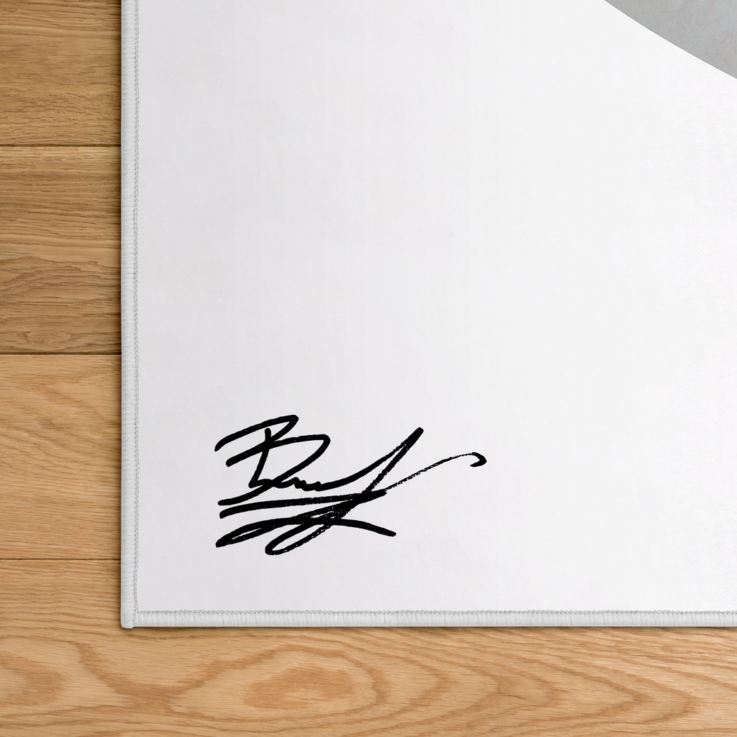 Brook Villa White 5' x 7'7 Rug - Thumbnail - Image 4