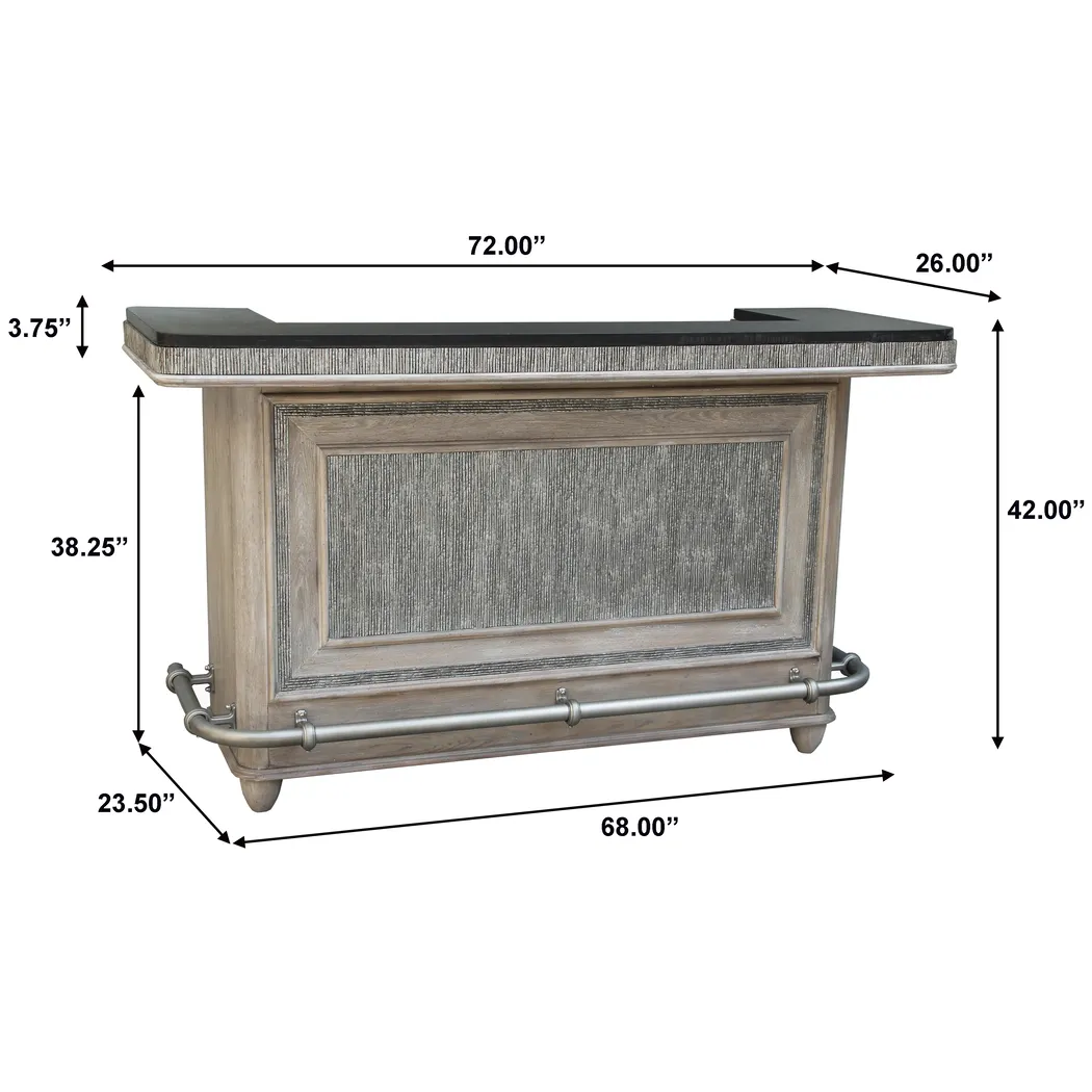 Brookbank Taupe 5 Pc. Bar Set - Thumbnail - Image 9