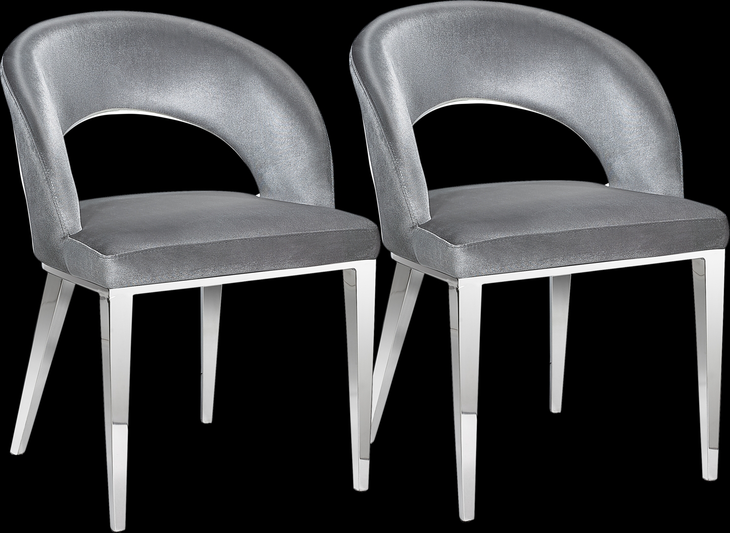 Brookburn Gray Arm Chair, Set of 2 - Thumbnail - Image 1