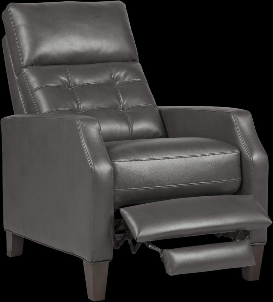 Brookdale Gray Pushback Recliner - Thumbnail - Image 2