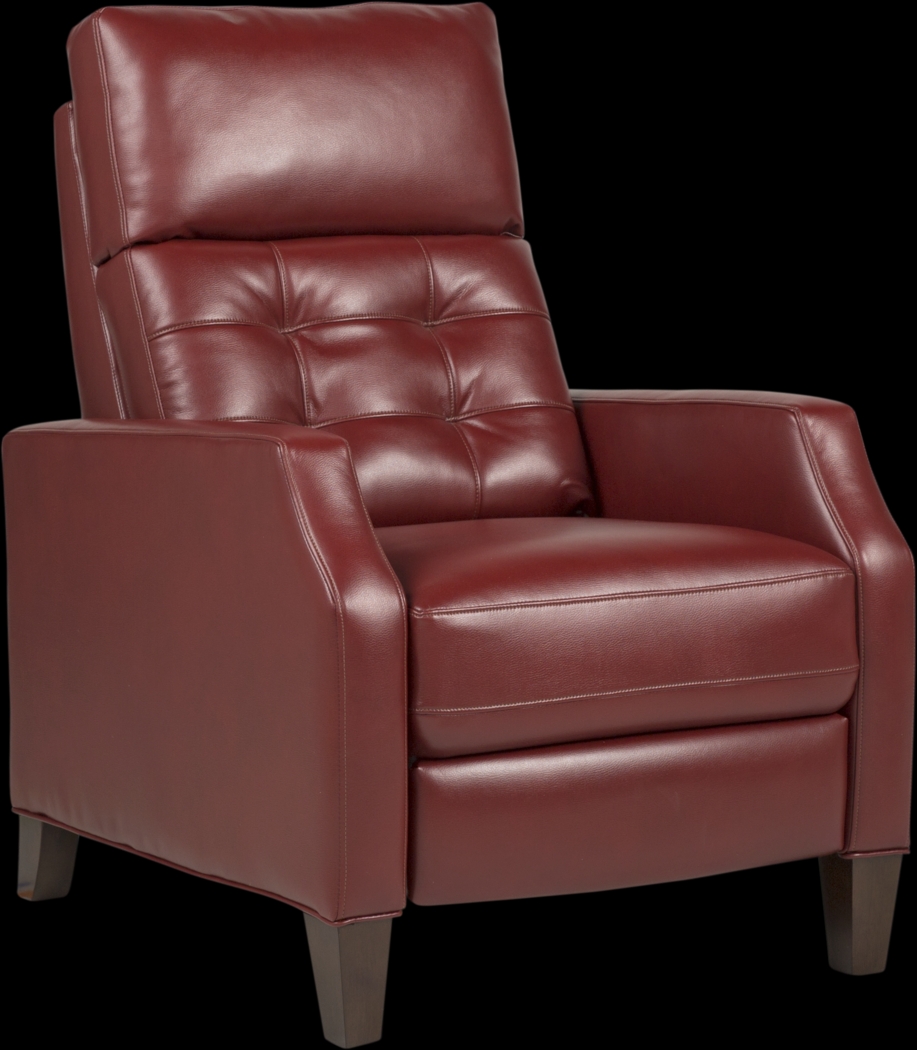 Brookdale Red Pushback Recliner - Thumbnail - Image 1