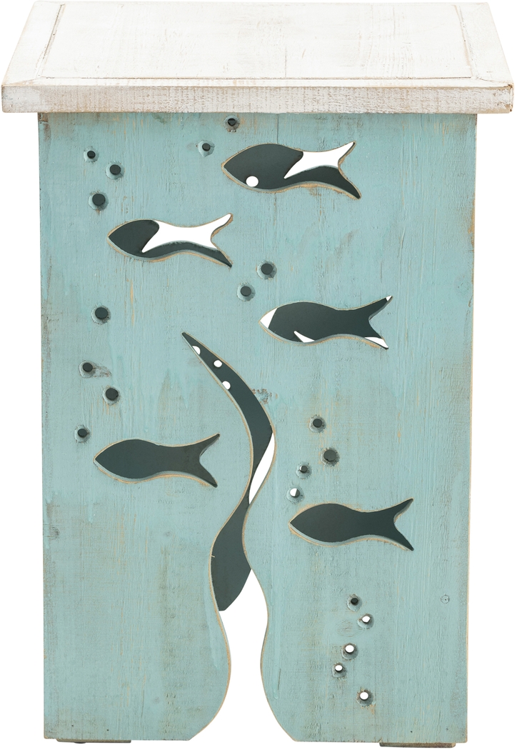 Brookeisle Blue Accent Table - Thumbnail - Image 2