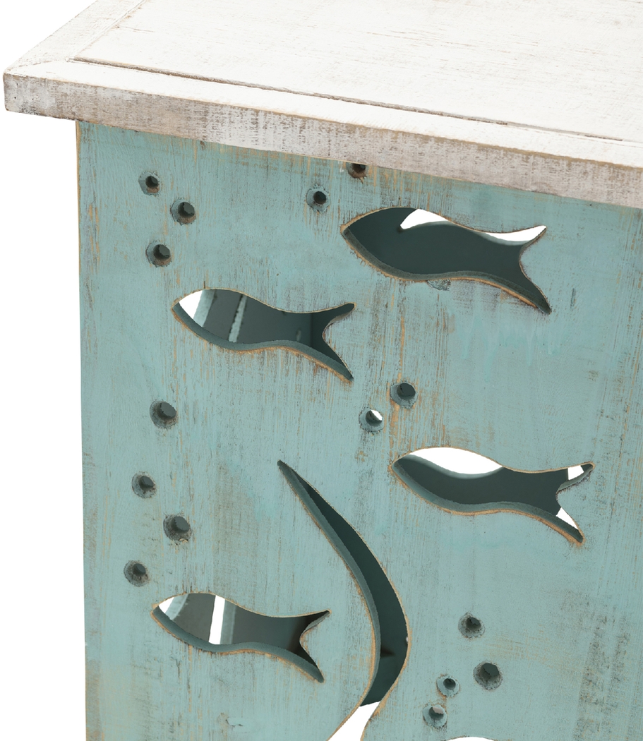 Brookeisle Blue Accent Table - Thumbnail - Image 3