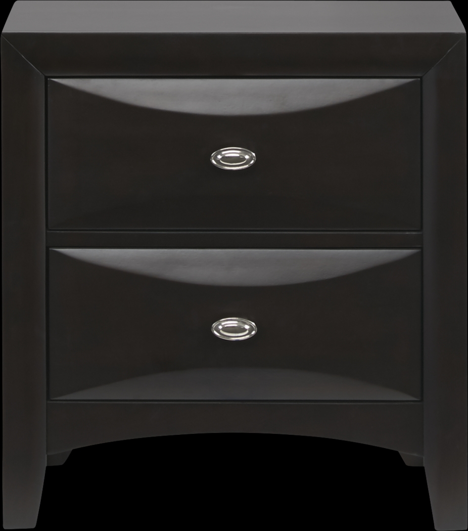 Brookeville Dark Brown Nightstand - Thumbnail - Image 1