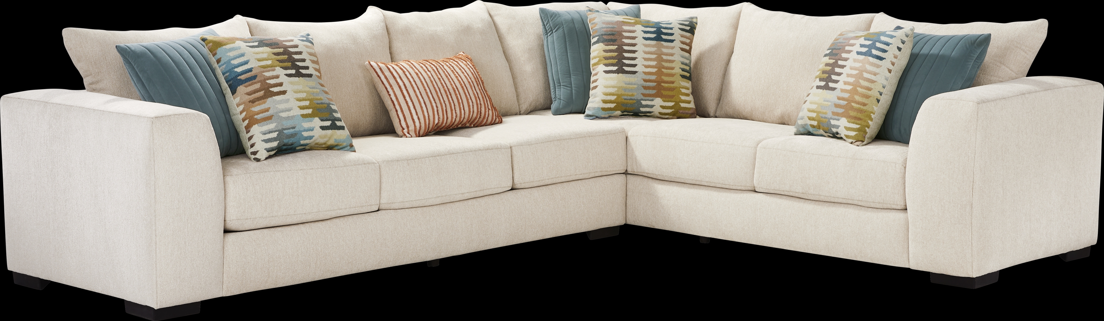 Brookeville White 2 Pc Sectional - Thumbnail - Image 1