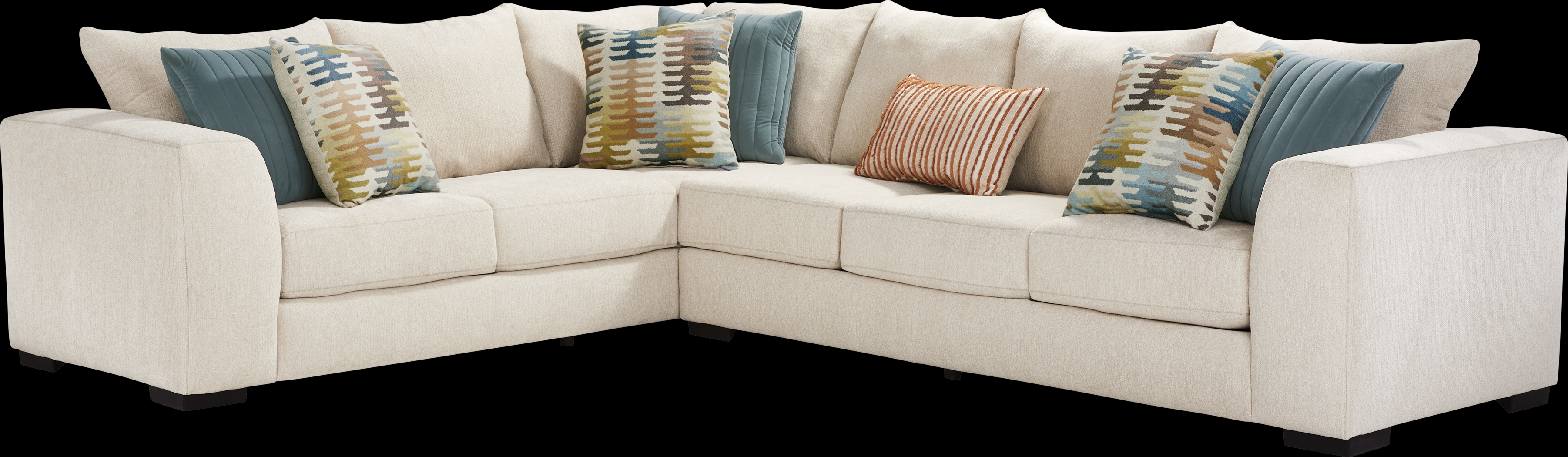Brookeville White 2 Pc Sectional - Thumbnail - Image 1