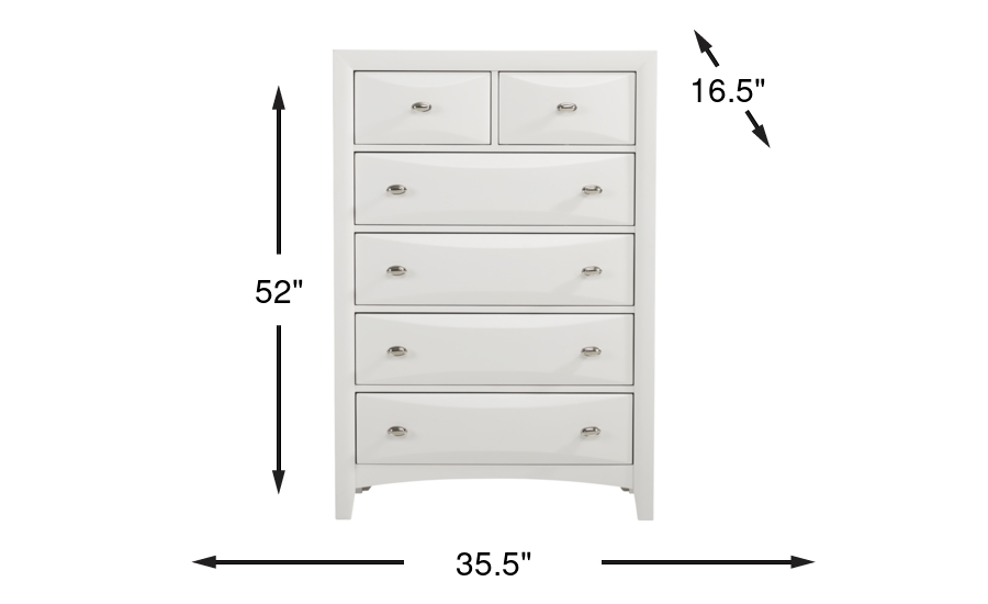 Dimension Image. Please refer to the Dimension Tab on this page for dimension details.