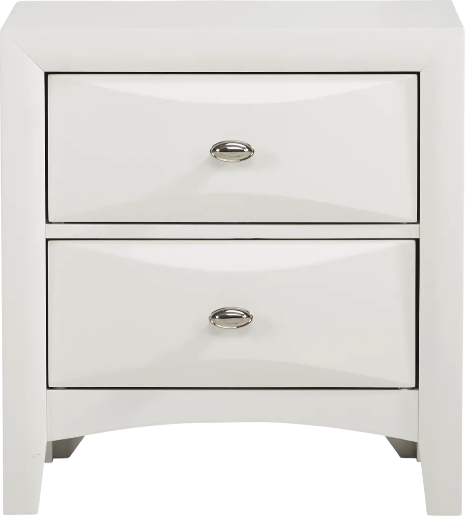 Brookeville White Nightstand - Thumbnail - Image 1
