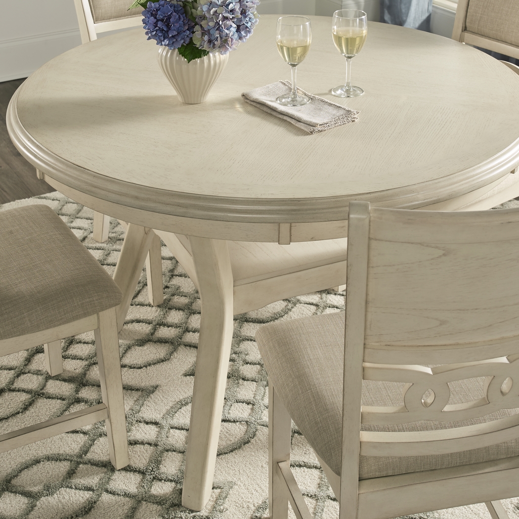 Brookgate Bisque Counter Height Round Dining Table - Thumbnail - Image 2