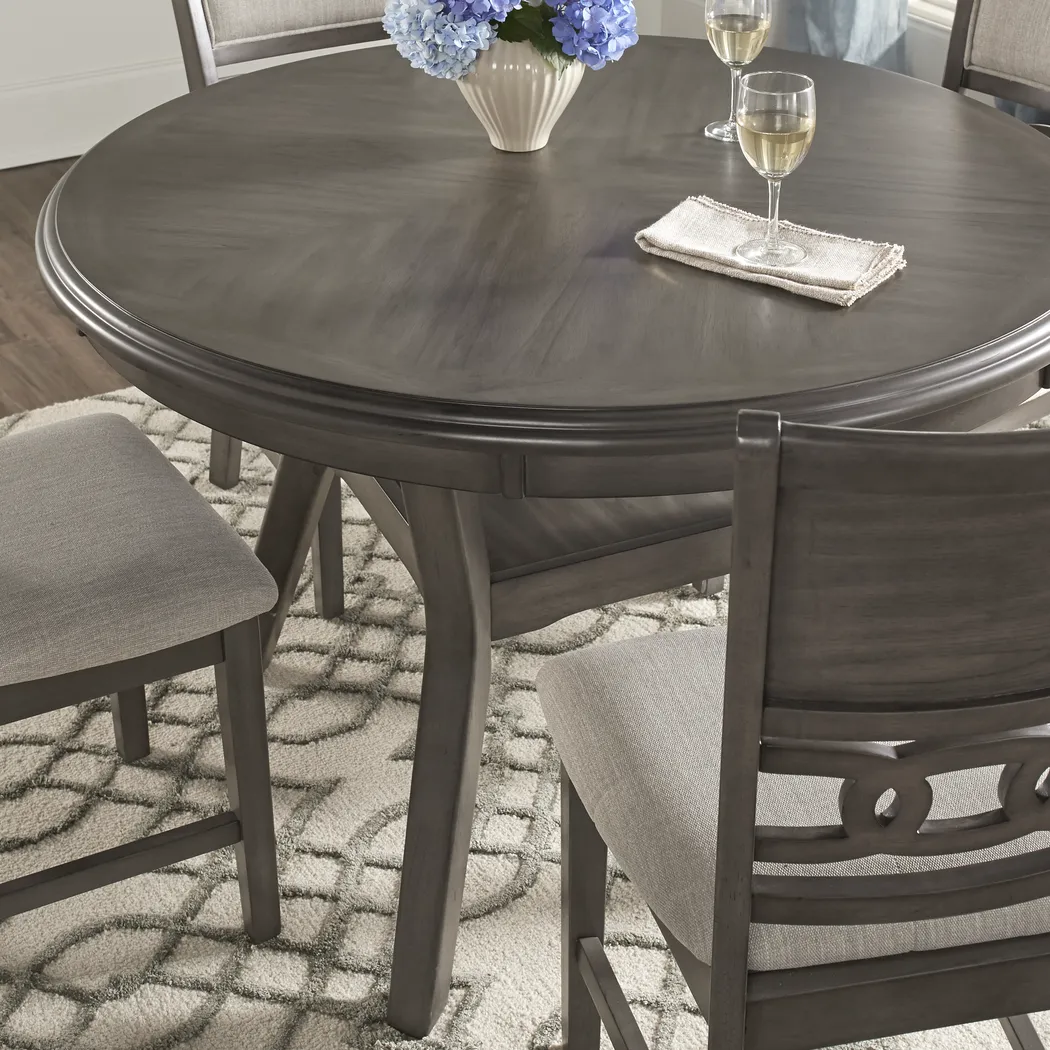 Brookgate Gray Round Dining Table - Thumbnail - Image 2