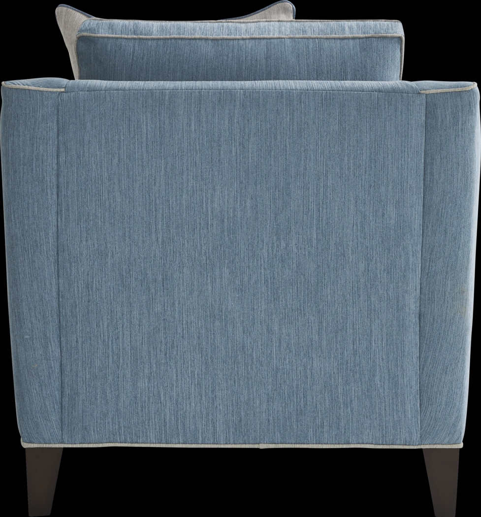 Brookhaven Blue 8 Pc Living Room with Sleeper Sofa - Thumbnail - Image 12