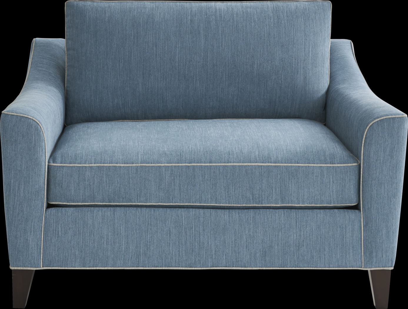 Brookhaven Blue Gel Foam Sleeper Chair - Thumbnail - Image 3