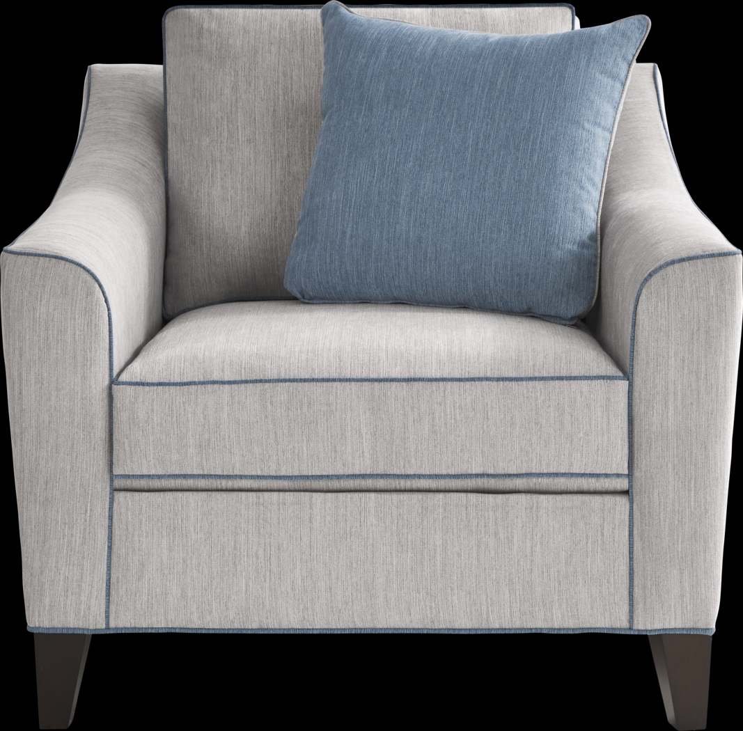 Brookhaven Gray 8 Pc Living Room with Gel Foam Sleeper Sofa - Thumbnail - Image 13