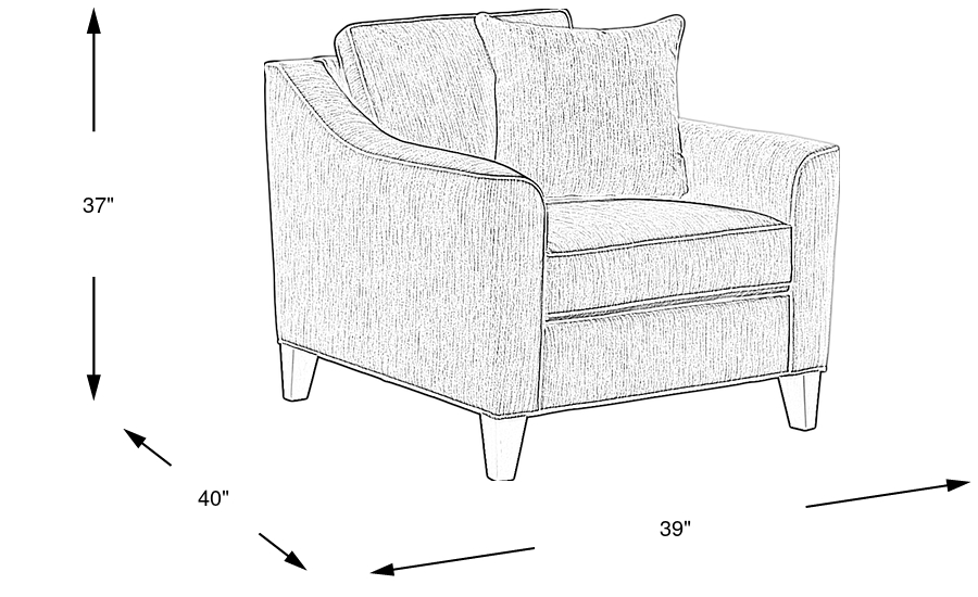 Dimension Image. Please refer to the Dimension Tab on this page for dimension details.