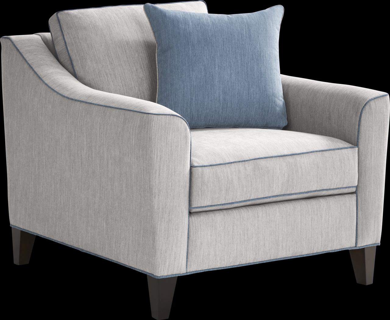 Brookhaven Gray 8 Pc Living Room with Gel Foam Sleeper Sofa - Thumbnail - Image 11