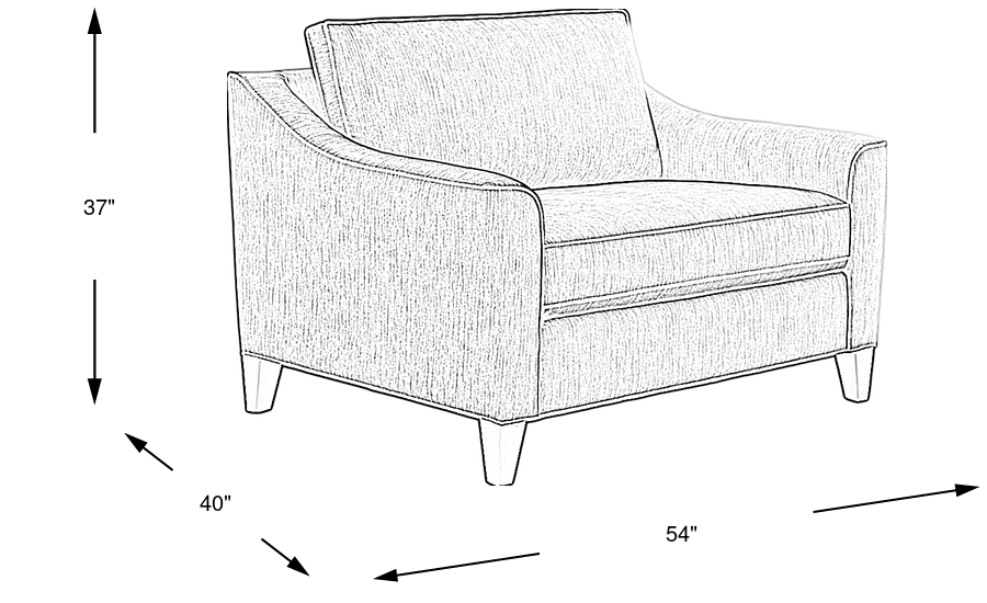 Dimension Image. Please refer to the Dimension Tab on this page for dimension details.