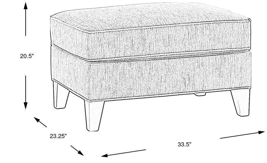 Dimension Image. Please refer to the Dimension Tab on this page for dimension details.