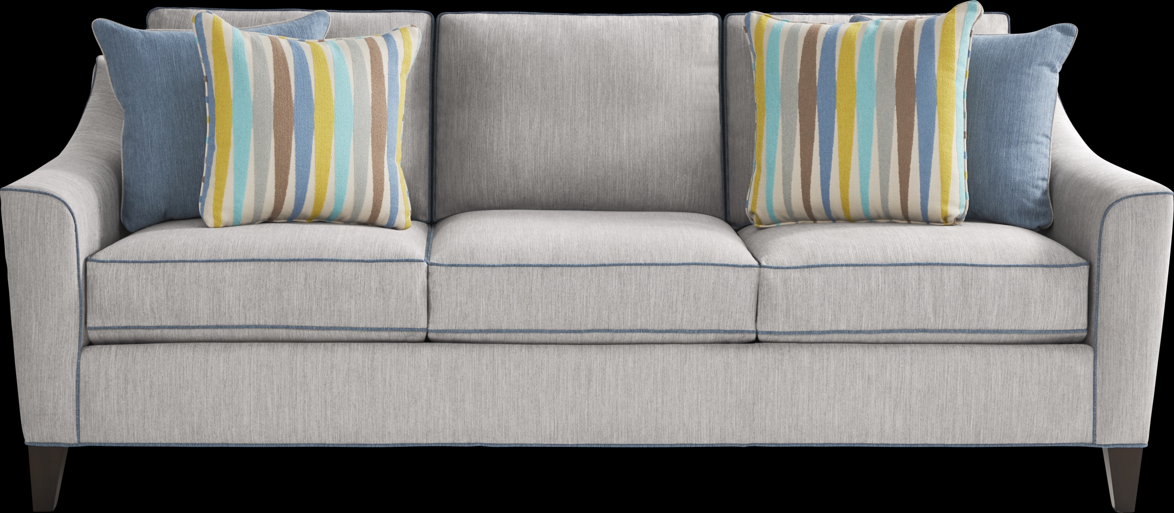 Brookhaven Gray 7 Pc Living Room - Thumbnail - Image 2