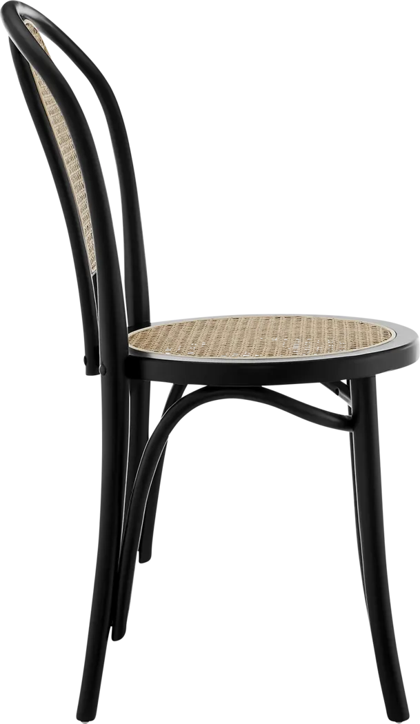 Brookins Black Side Chair, Set of 2 - Thumbnail - Image 4