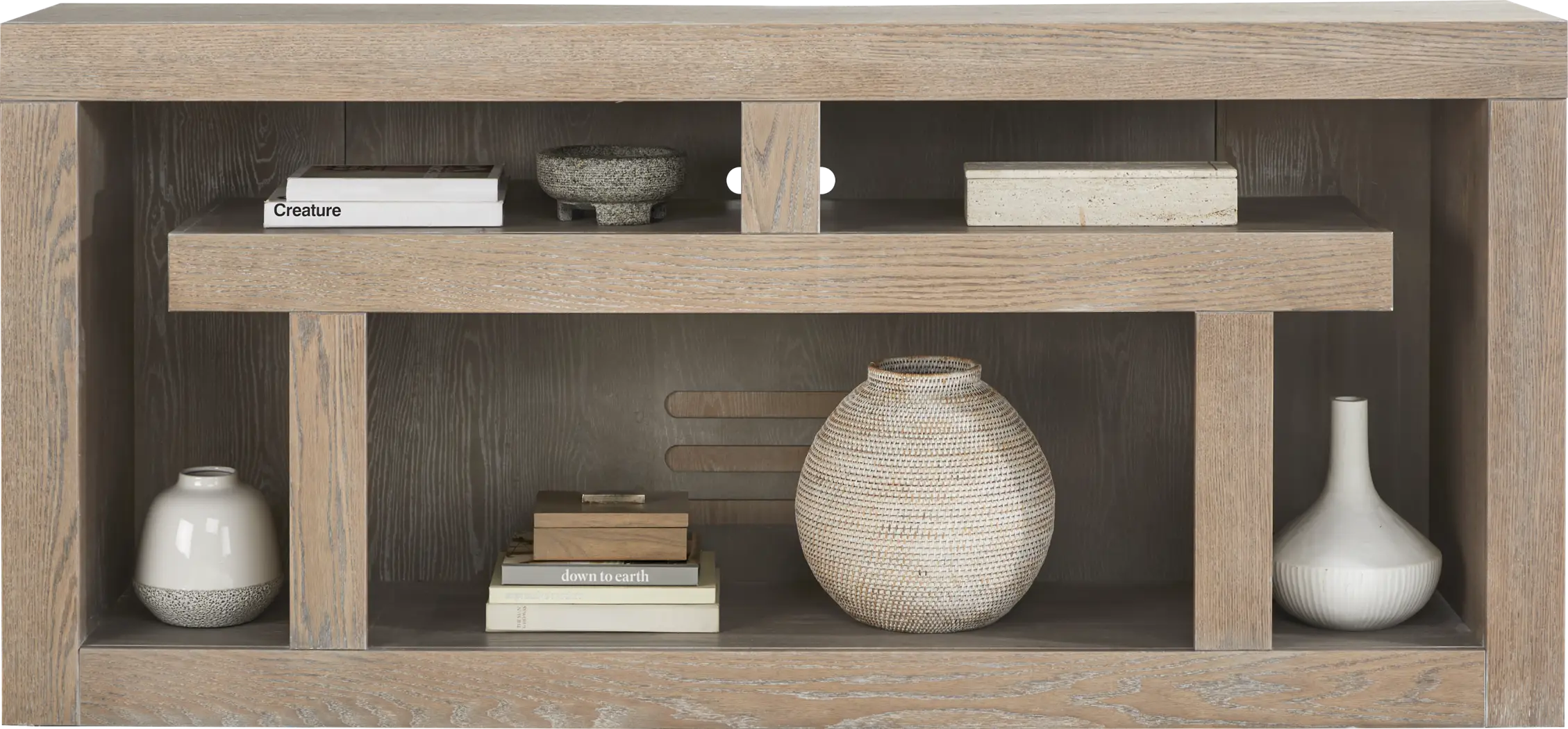 Brookland Park Brown 80 in. Console - Thumbnail - Image 2