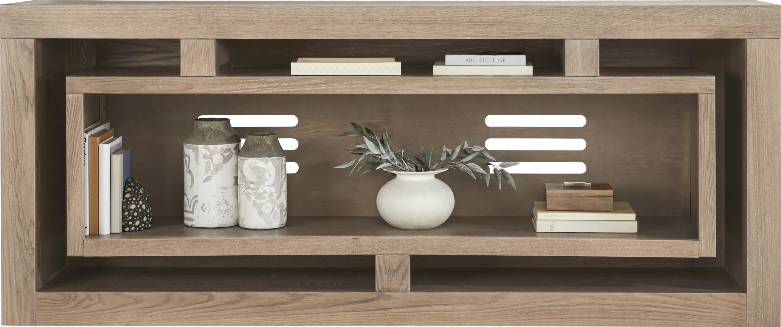 Brookland Park Brown 91 in. Console - Thumbnail - Image 2