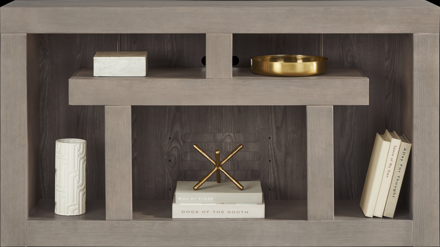 Brookland Park Gray 66 in. Console - Thumbnail - Image 2