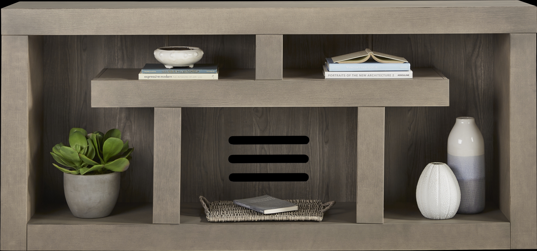 Brookland Park Gray 80 in. Console - Thumbnail - Image 1