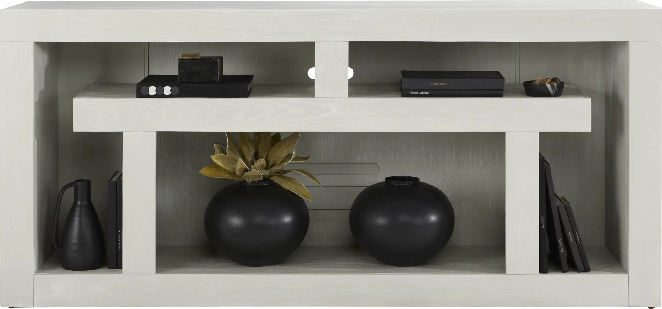 Brookland Park Light Gray 80 in. Console - Thumbnail - Image 2