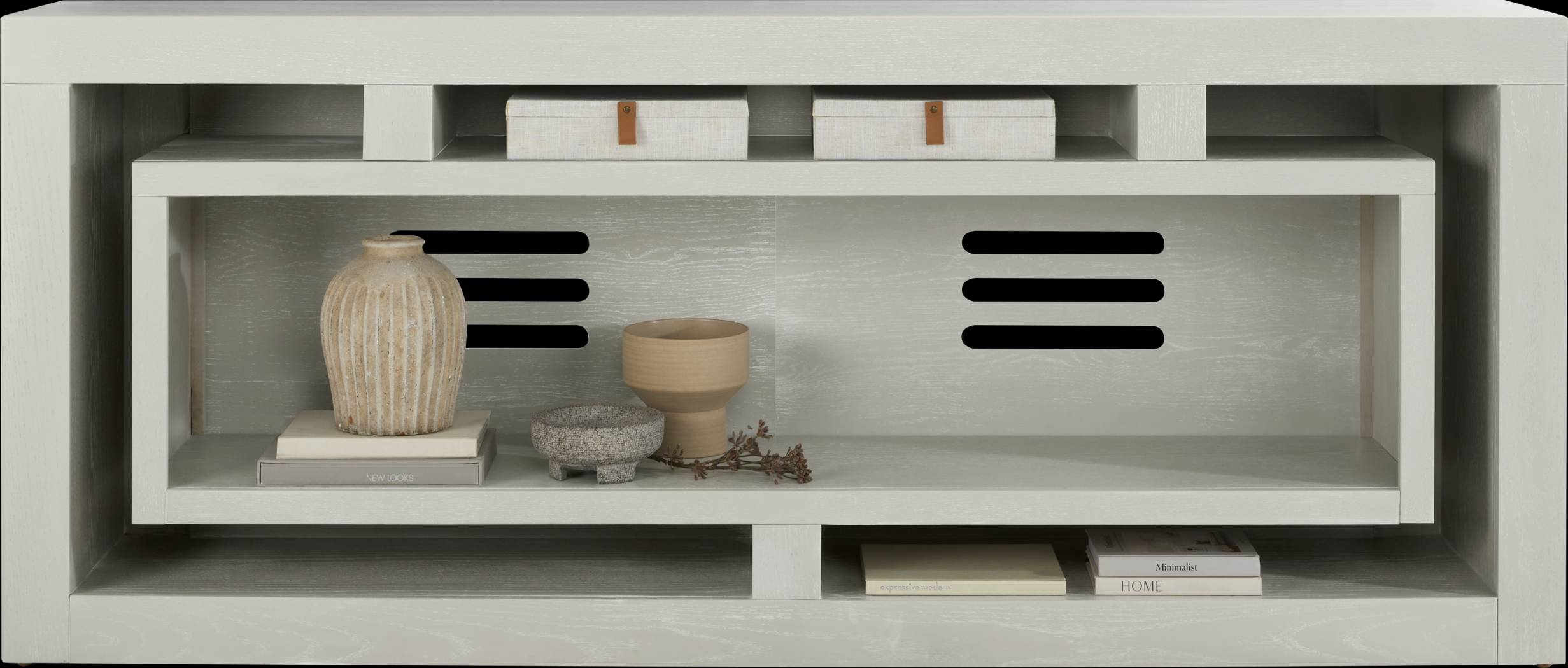 Brookland Park Light Gray 91 in. Console - Thumbnail - Image 2