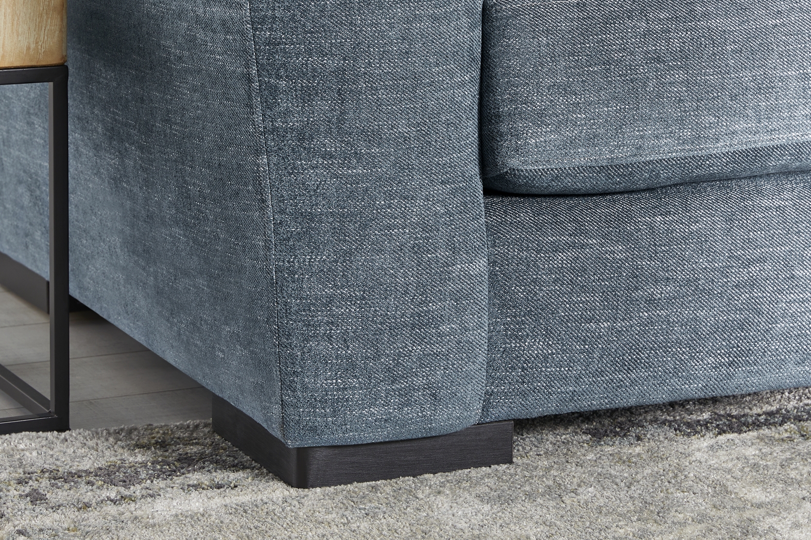 Brooklyn Gardens Blue 3pc Sectional - Thumbnail - Image 4