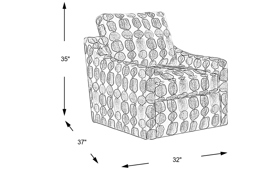 Dimension Image. Please refer to the Dimension Tab on this page for dimension details.