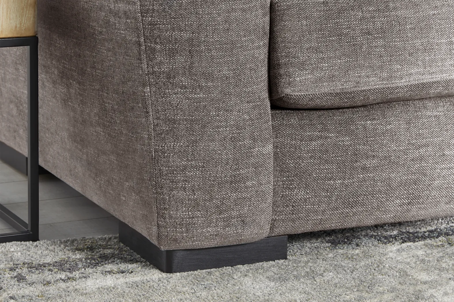 Brooklyn Gardens Mocha 3 Pc Sectional - Thumbnail - Image 4